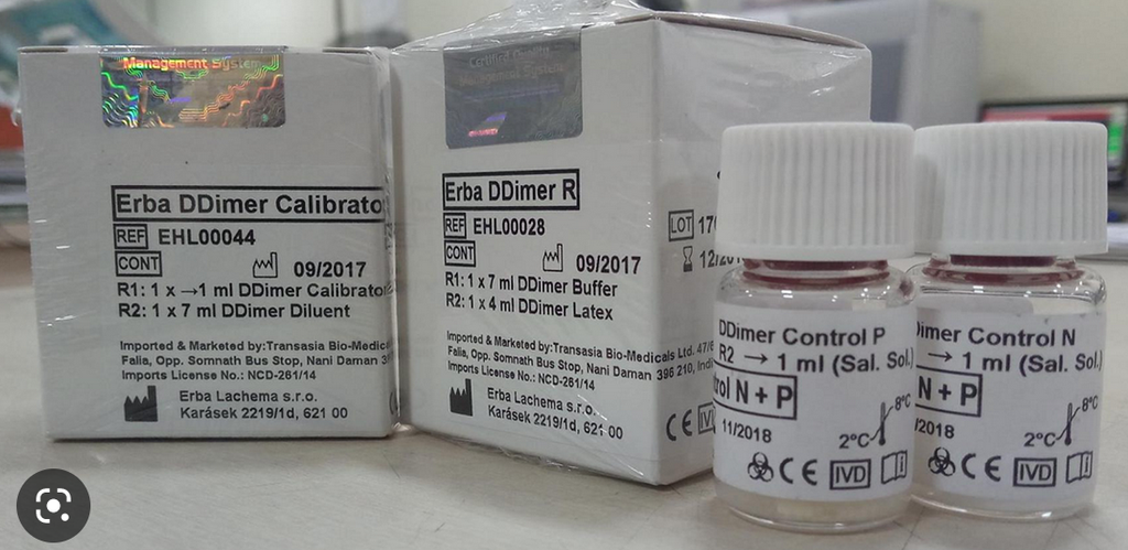 ERBA DDimer Control N + P  (R1 5x1ml / R2 5x1ml) - EHL00019